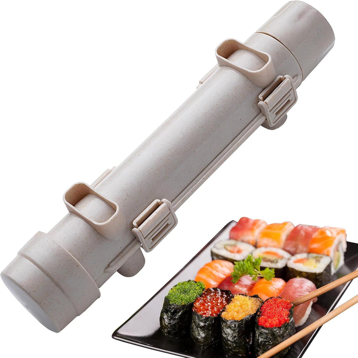 Molde para Sushi – Maquina para Preparar Rollos con Arroz, Verduras y Carne | Herramienta Perfecta para Principiantes y Amantes del Sushi