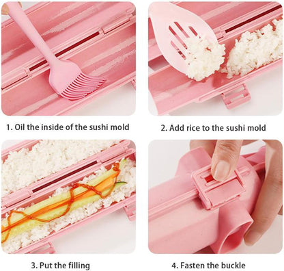 Molde para Sushi – Maquina para Preparar Rollos con Arroz, Verduras y Carne | Herramienta Perfecta para Principiantes y Amantes del Sushi